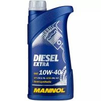 Полусинтетическое моторное масло Mannol Diesel Extra 10W-40, 1 л