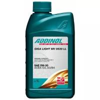 Синтетическое моторное масло ADDINOL Giga Light MV 0530 LL SAE 5W-30, 1 л