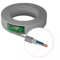 Силовой кабель NYM-O 2х1.5 сер (50) ЗП Voltex