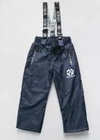 Полукомбинезон демисезонный для мальчика Merkiato размер 116/Болоневые штаны для мальчика