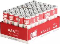 Батарейка SmartBuy One Eco Alkaline AAA, 40 шт