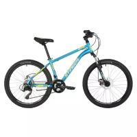 Подростковый горный (MTB) велосипед Stinger CAIMAN D 24 (2021) синий 14" (требует финальной сборки)