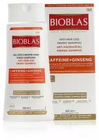 Bioblas Шампунь для ослабленных волос, против выпадения, с кофеином и женьшенем, 360 мл