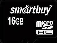 SmartBuy Карта памяти SmartBuy MicroSD HC 16 ГБ class 10 (с адаптером)