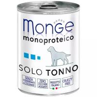 Влажный корм для собак Monge Monoprotein, беззерновой, тунец 400 г