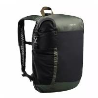 Компактный И водонепроницаемый рюкзак для треккинга TRAVEL 25 Л цвет хаки FORCLAZ