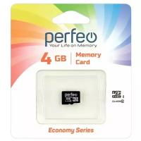 Карта памяти Perfeo microSD 4GB (Cl10) без адаптера ES