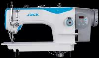 Одноигольная прямострочная промышленная швейная машина Jack H2-CZ с верхним и нижним транспортером (перетоп) со столом