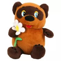 Мягкая игрушка Мульти-Пульти Винни-Пух с цветком 25 см