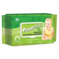 Pamperino №80 детские влажные салфетки с пластиковым клапаном