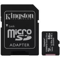 Карта памяти 64GB Kingston SDCS2/64GB MicroSDXC Class 10 UHS-I, SD adapter