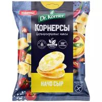 Чипсы Dr. Korner цельнозерновые кукурузно-рисовые корнерсы Начо сыр, 1 уп.50 г