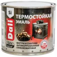 Эмаль кремнийорганическая (КО) DALI термостойкая серебро 0.5 кг