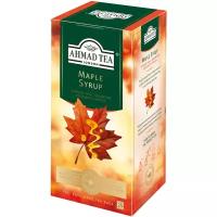 Чай зеленый Ahmad tea Maple syrup в пакетиках, 25 шт., 1 уп