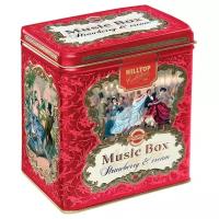Чай черный Hilltop Music box Земляника со сливками подарочный набор