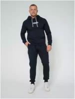 Спортивный мужской костюм из футера 2-х нитка София37, цвет темно-синий, размер 54