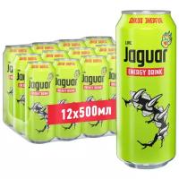 Энергетический напиток Jaguar Live, 0.5 л, 12 шт.