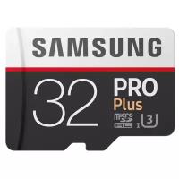Карта памяти Samsung microSDHC PRO Plus 100MB/s 32GB + SD adapter
