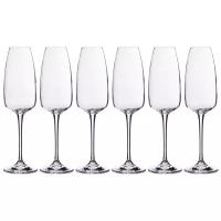 Набор бокалов CRYSTALITE для шампанского из 6 шт. alizee/anser 290 мл h = 25 см (669-147)