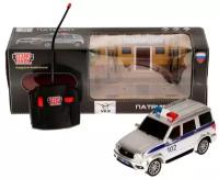 Машина радиоуправляемая UAZ патриот полиция 19 см, световой эффект, Технопарк / машинки и техника