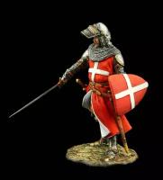 Оловянный солдатик SDS: Рыцарь Ордена Госпитальеров св. Джона, XIV в