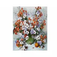 Белоснежка Картина по номерам "Городские цветы" 40х50 см (018-AB)