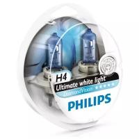 Лампа автомобильная галогенная Philips Crystal Vision 12342 CV2 H4 12V 60/55W 2 шт.