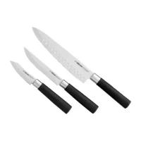 Набор NADOBA из 3 кухонных ножей, 9 см., 12,5 см., 20,5 см., серия KEIKO (722921)