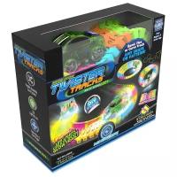 Трек Mindscope Twister Tracks 221 Neon Glow Track + 1 Green Race Car