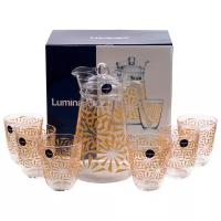 Набор Luminarc Sofya Gold кувшин + стаканы 7 предметов