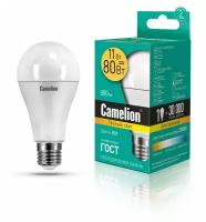 Эл. лампа светодиодная 11Вт LED11-A60/830/E27 (11W=80Вт 880Lm) Camelion