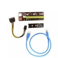 Аксессуар Адаптер Espada M2 to PCI-e x16 6pin USB Riser card M2PCIeKIt02