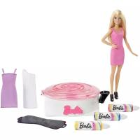 Barbie Игровой набор с куклой Студия цветных нарядов