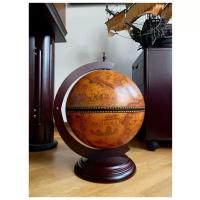 Глобус-бар BLT настольный коричневый, диаметр 33 см, 011-6002