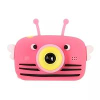 Фотоаппарат Children's Fun Camera Bee со встроенной памятью и играми розовый