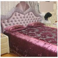 Кровать GRUPPO 396 Версавия двуспальная, спальное место (ШхД): 160х200 см, с подъемным механизмом, обивка: ткань, цвет: лаванда