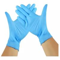 Нитриловые перчатки RGS с содержанием Винила (75-25%)/ перчатки одноразовые/ прочные/ Размер
