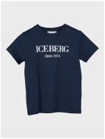 Футболка Iceberg, размер XS, синий