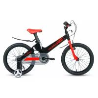 Велосипед FORWARD COSMO 16 2.0 (16" 1 ск.) 2021, черный/красный, 1BKW1K7C1012