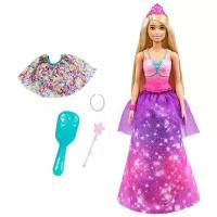 Кукла Barbie Дримтопия 2-в-1 Принцесса, GTF92