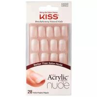 Накладные ногти KISS Salon Acrylic French Nude Medium Length с клеем