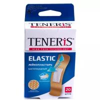 TENERIS Elastic лейкопластырь бактерицидный, 20 шт.
