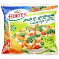 HORTEX Замороженная овощная смесь Овощи по-деревенски, 400 г