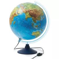 Globen Интерактивный глобус Земли физико-политический рельефный с LED-подсветкой, диаметр 32 см. + VR очки"