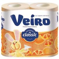 Туалетная бумага Veiro Classic Оранжевое небо двухслойная