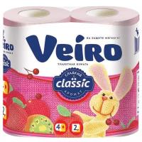 Туалетная бумага Veiro Classic Сладкий аромат двухслойная 4 рул