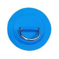 Рым Shark D-ring из ПВХ с металлическим кольцом для карго системы сапборда, синий / Рым для сап борда, sup доски, sup board