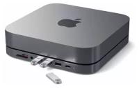 USB док станция с подставкой Satechi Mac Mini Stand & Hub для Mac Mini
