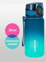 Бутылка для воды спортивная из Тритана 350 мл сине-голубой 3034/bluegreen