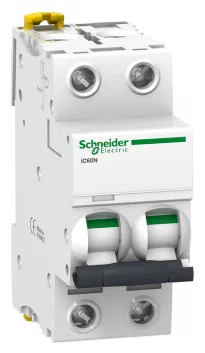 Автоматический выключатель Schneider Electric Acti 9 iC60N 2P (B) 6кА